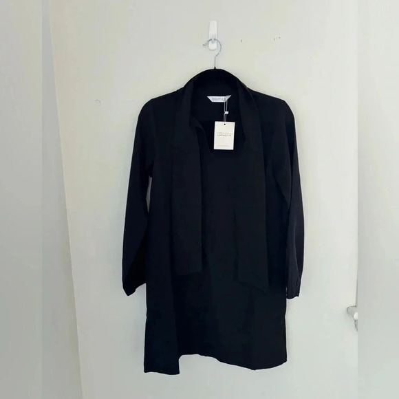 Compania Fantastica Black Cravate Dress NWT - Picture 4 of 9